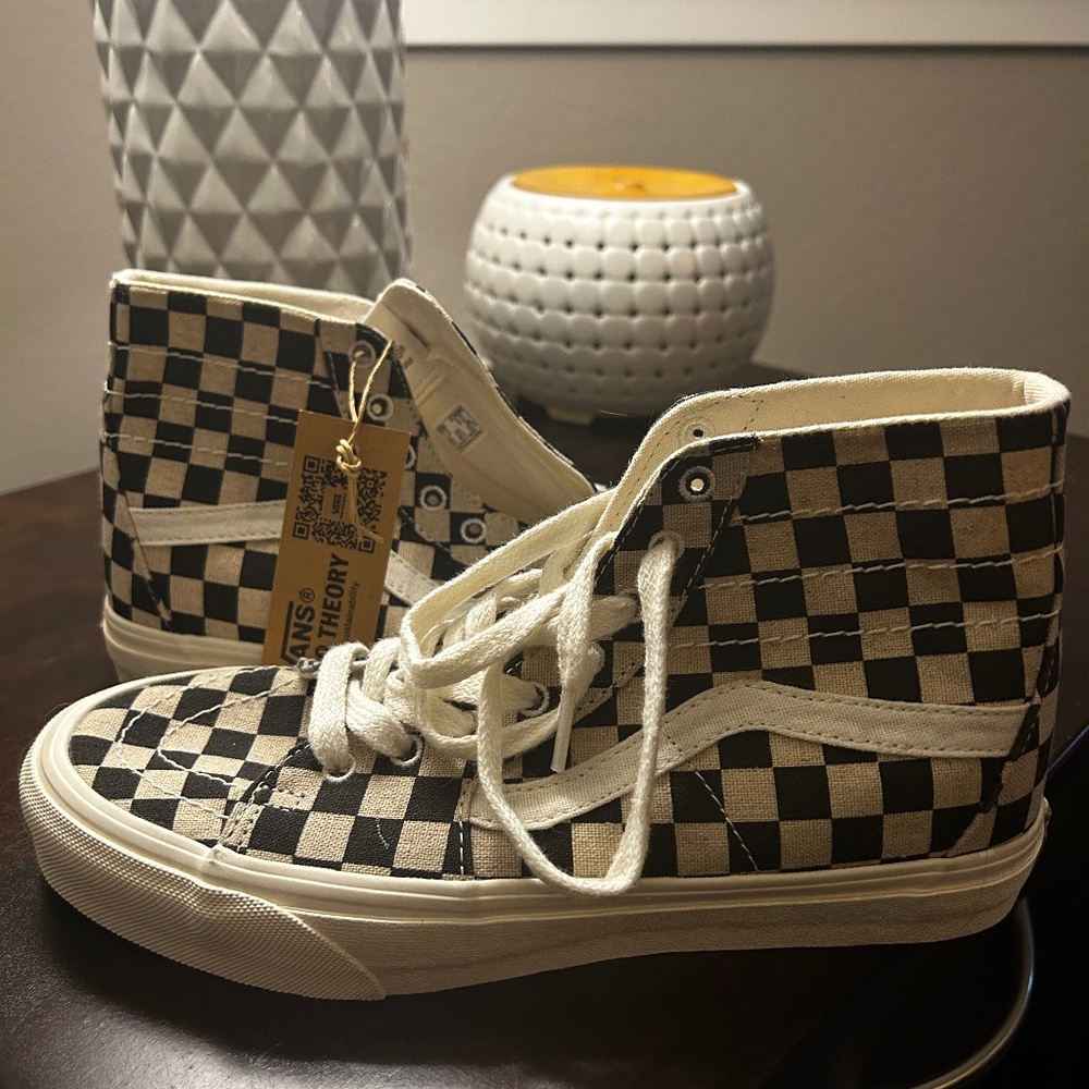 Vans Checkered High Tops NWT